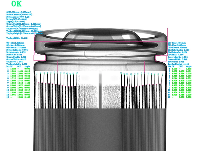 stacking battery inspection